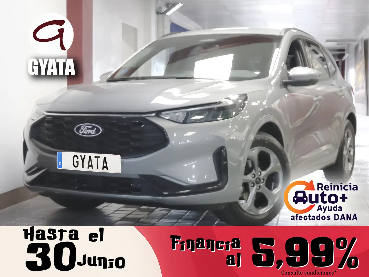 Ford Kuga 2.5 Duratec FHEV ST-Line 4x2 Aut. Plateado - 1