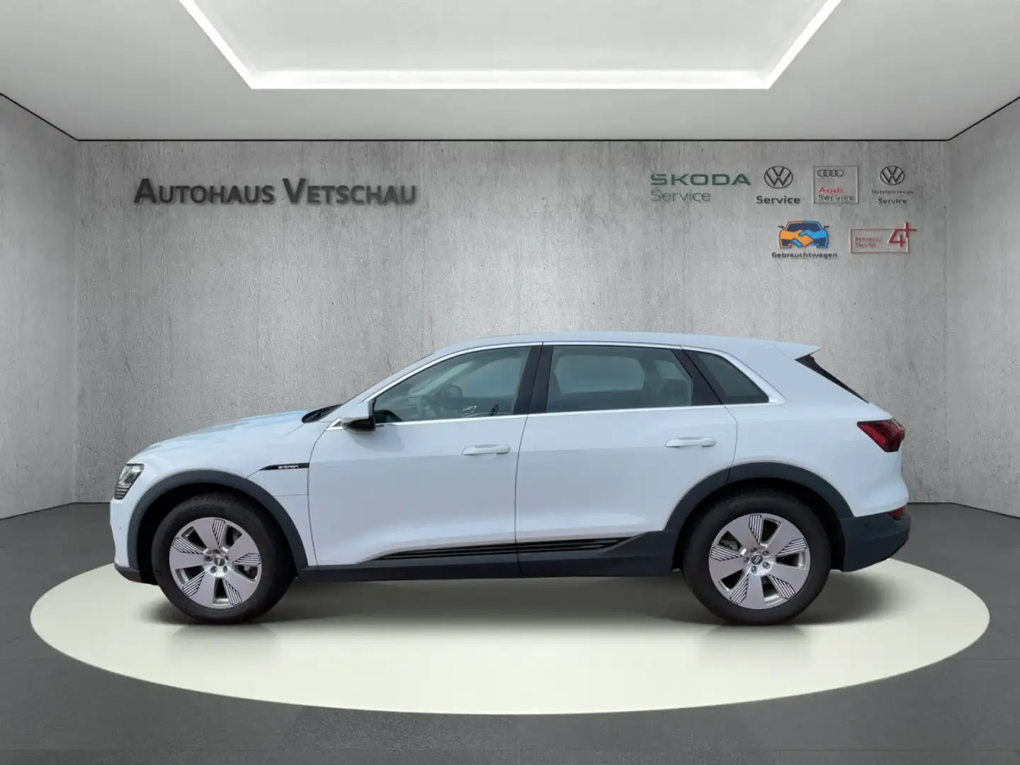 Audi e-tron 55 quattro 4xKlima/Navi/Sportsitze/Lichtpak Biały - 2