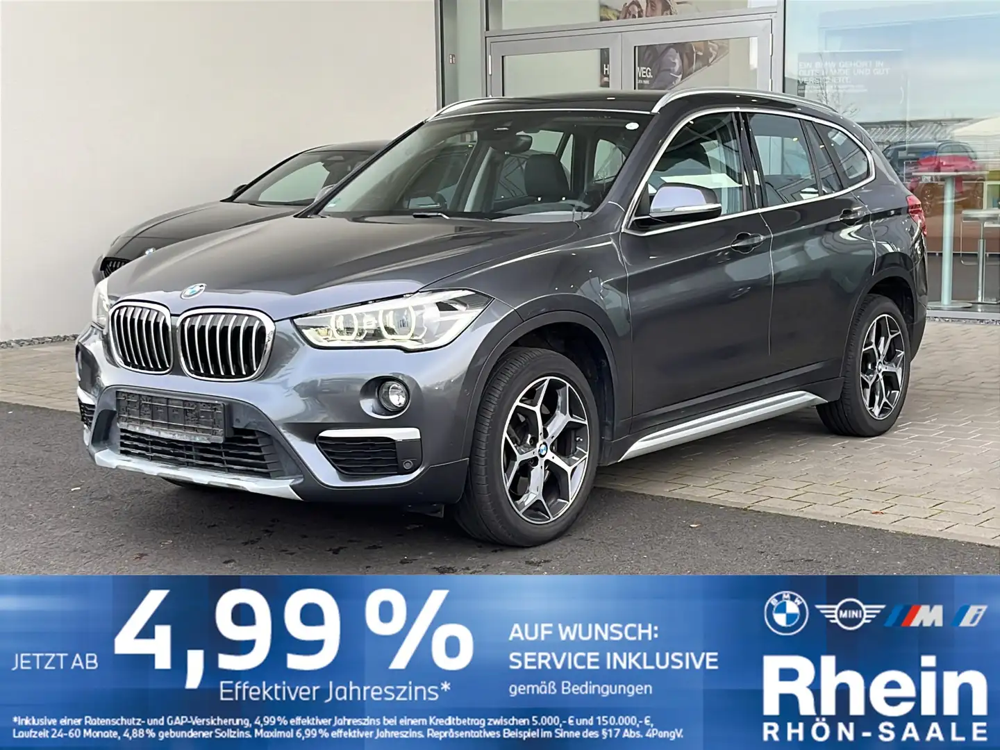 BMW X1 xDrive 20d xLine HUD.AHK.RfK.LED.elek.Sitze Gris - 1