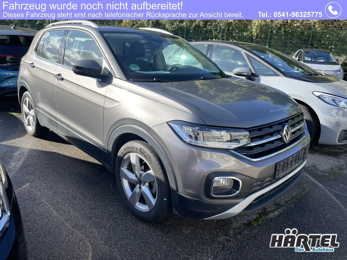 Volkswagen T-Cross STYLE 1.0 TSI DSG (+ACC-RADAR+NAVI) LED Grau - 2