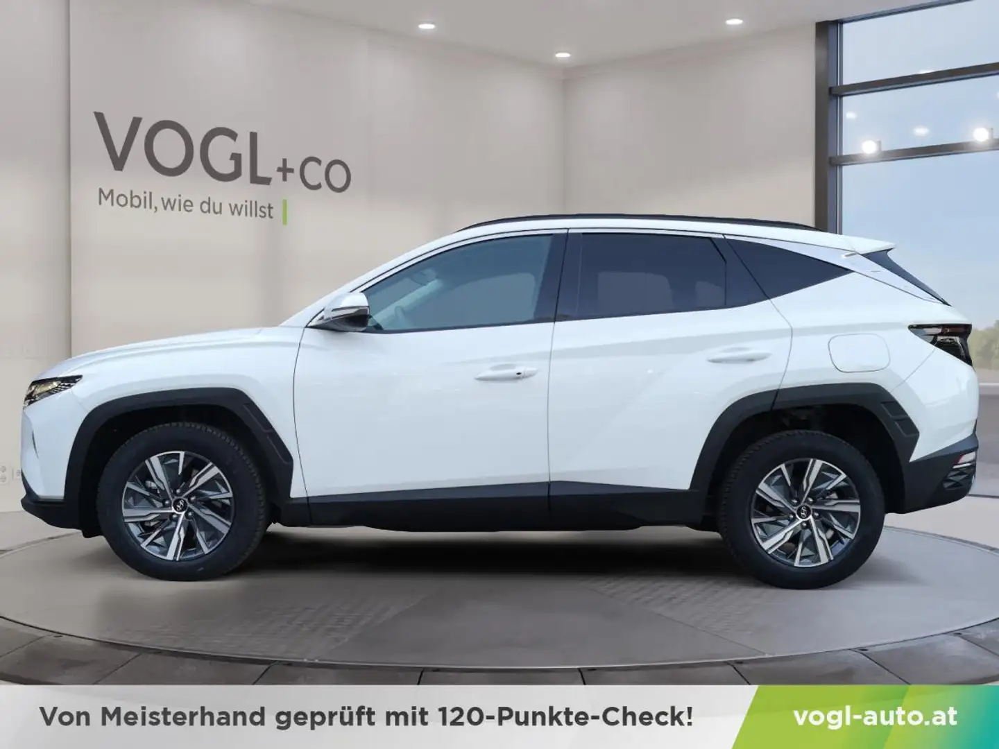 Hyundai TUCSON 1,6 T-GDI Hybrid 4WD Trend Line Aut. Weiß - 2