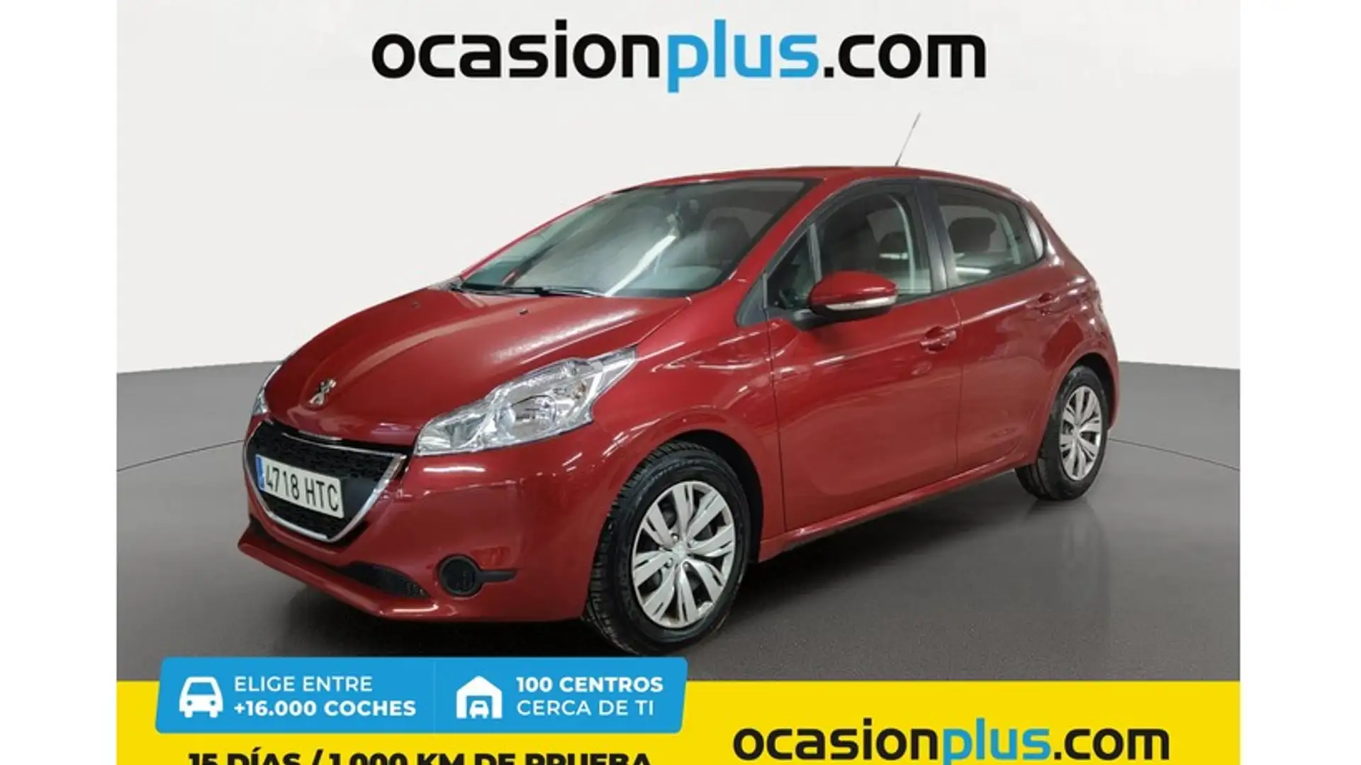 Peugeot 208 1.4HDi Active Rojo - 1