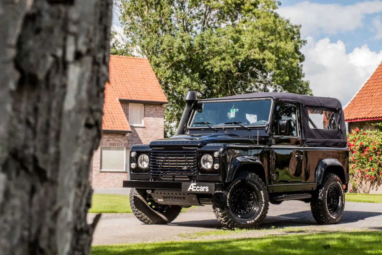 Land Rover Defender *** KAHN EDITION / FULL LEATHER / BELGIAN CAR *** Noir - 1