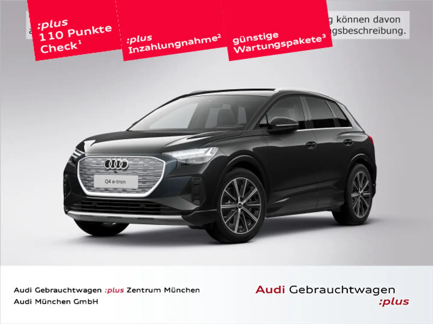 Audi Q4 e-tron 55 qu. Pano/Matrix/Kameras Schwarz - 1