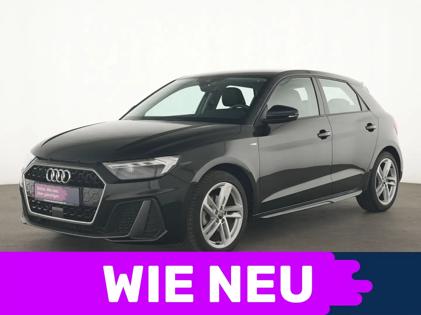Audi A1 S-Line Navigation|PDC|LED|SHZ|Sport-Fahrwerk Schwarz - 1