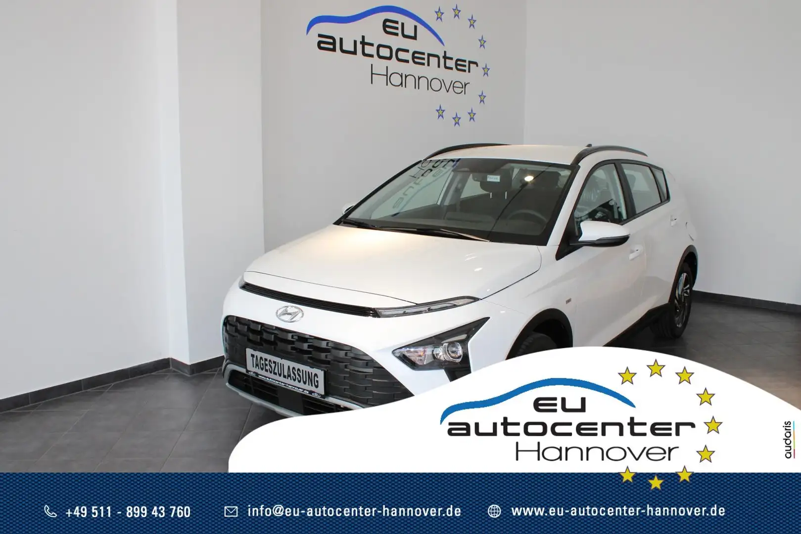 Hyundai BAYON 1.0 T-GDI Select M-Hybrid Navi RFK Klima PDC DAB Blanco - 1