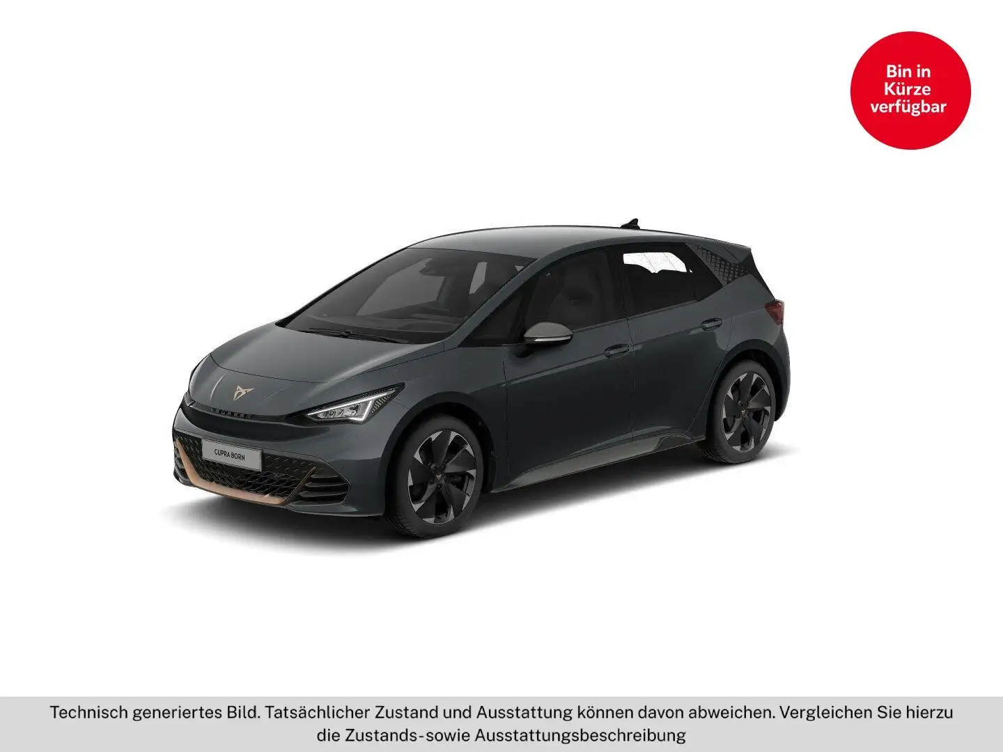 CUPRA Born 170kWh Wärmepumpe+LED+NAVI+RFK+Sportp. Grau - 2