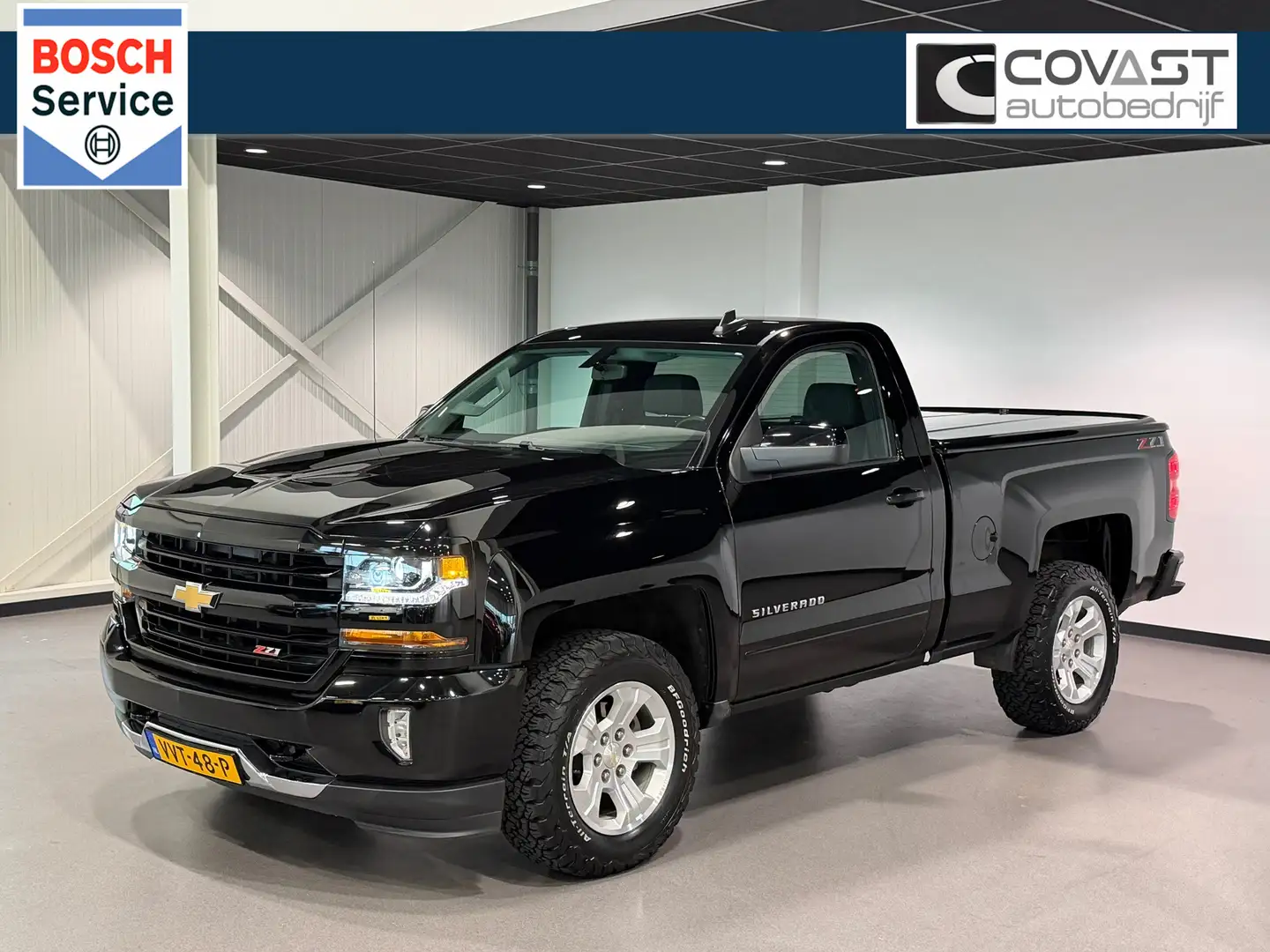 Chevrolet Silverado 5.3 V8 Z71 4WD Single Cab|Camera|Trekhaak|Navi Schwarz - 1
