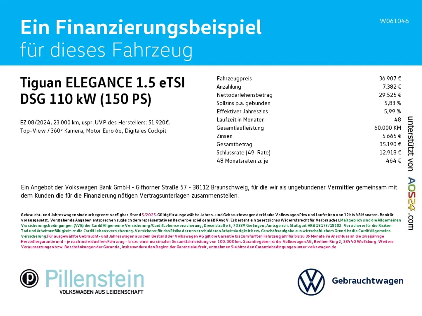 Volkswagen Tiguan ELEGANCE 1.5 eTSI DSG IQ.DRIVE AREA VIEW NAVI HUD Schwarz - 2