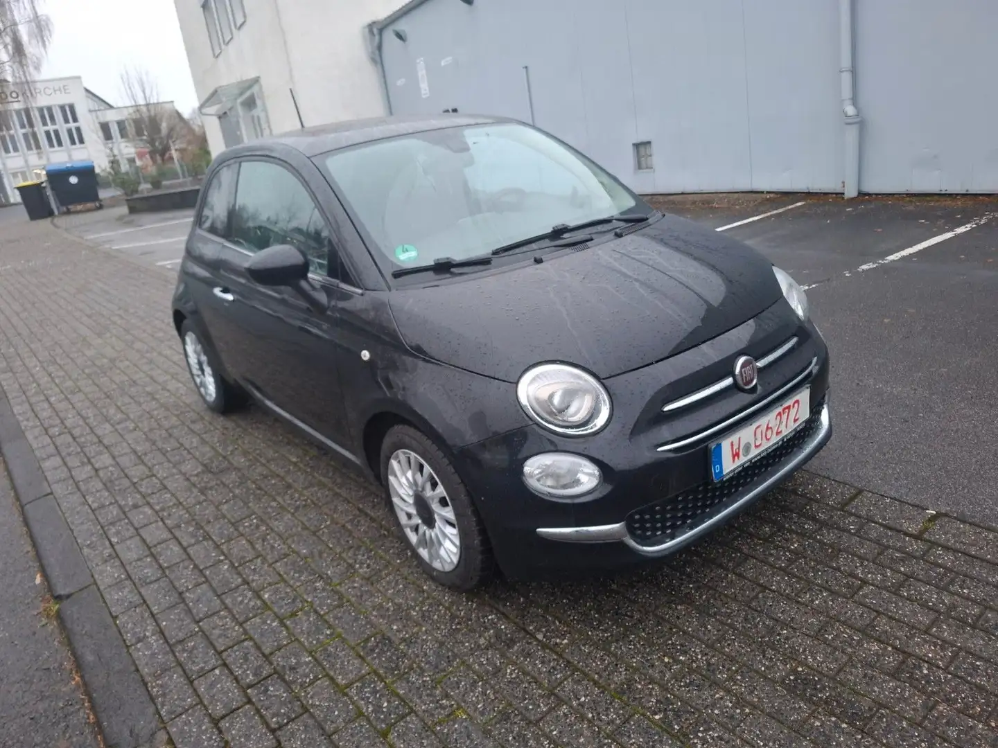 Fiat 500 TÜV 05 2027 Schwarz - 1