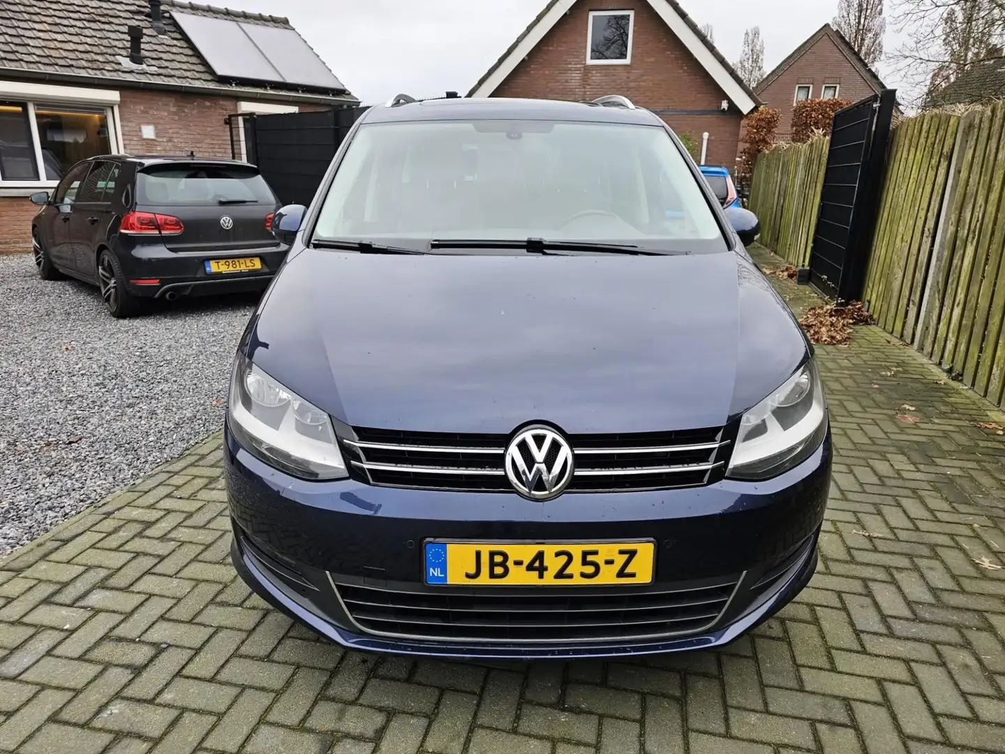 Volkswagen Sharan Sharan 2.0 TDI Highline 7p Blauw - 2