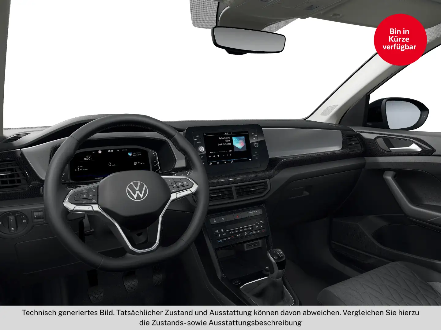 Volkswagen T-Cross Friends TSI Schwarz - 1