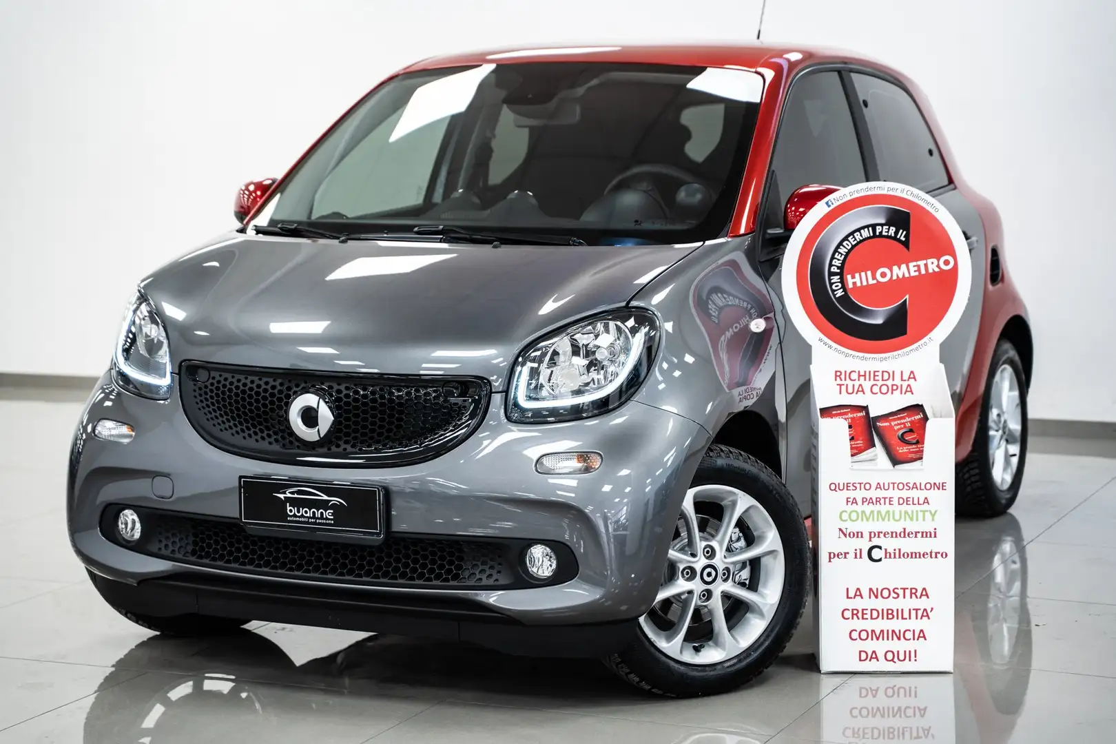 smart forFour 1.0 71CV TWINAMIC PASSION AUTOMATICA NAVI FULL OPT Grey - 1