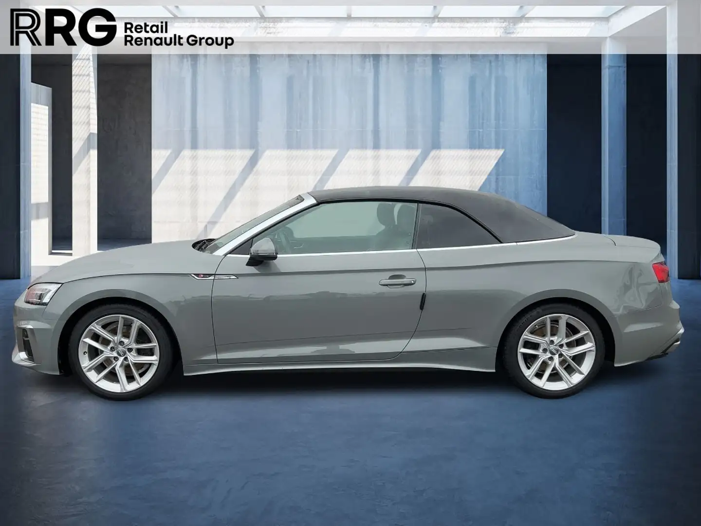 Audi Cabriolet A5 35TDI S-line SHZ LED AHK Kamera Grijs - 2