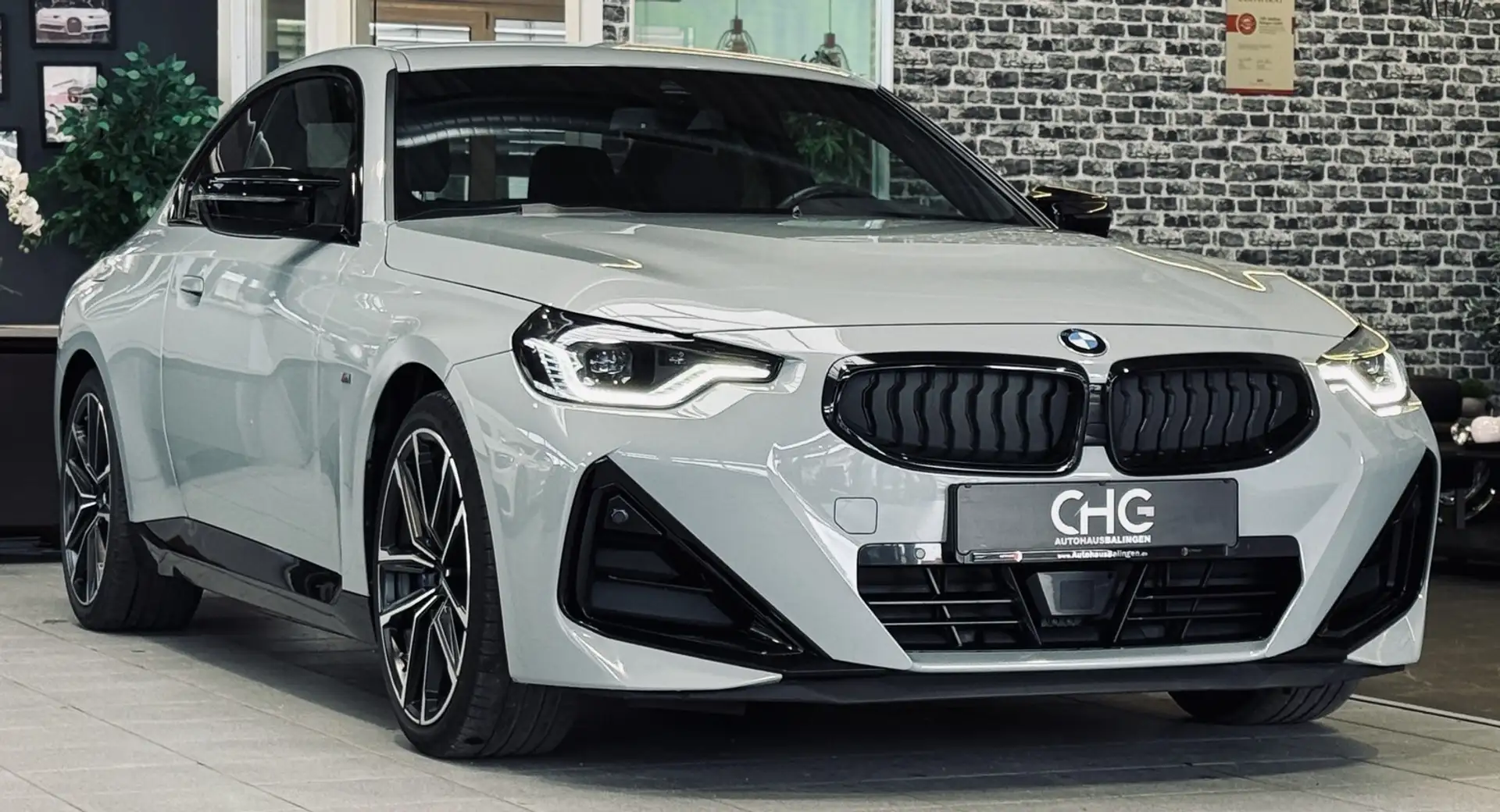 BMW M240 i xDrive 1.HD|H&K|LIVE COCKPIT|SHADOW|LED|SHZ Gris - 1