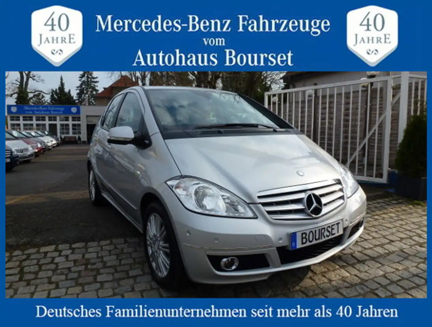 Mercedes-Benz A 160 AVANTGARDE 29.000 KM-Klima-Lamellendach- Einparkhi Silber - 1