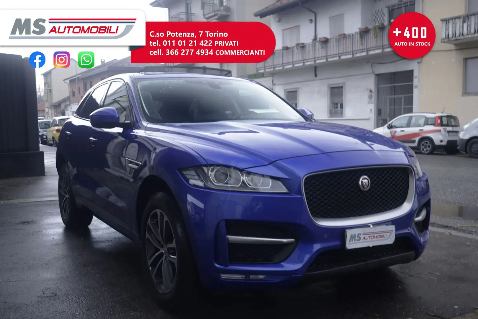 Jaguar F-Pace Jaguar F-Pace 2.0 D 240 CV AWD aut. R-Sport Unico Blau - 1