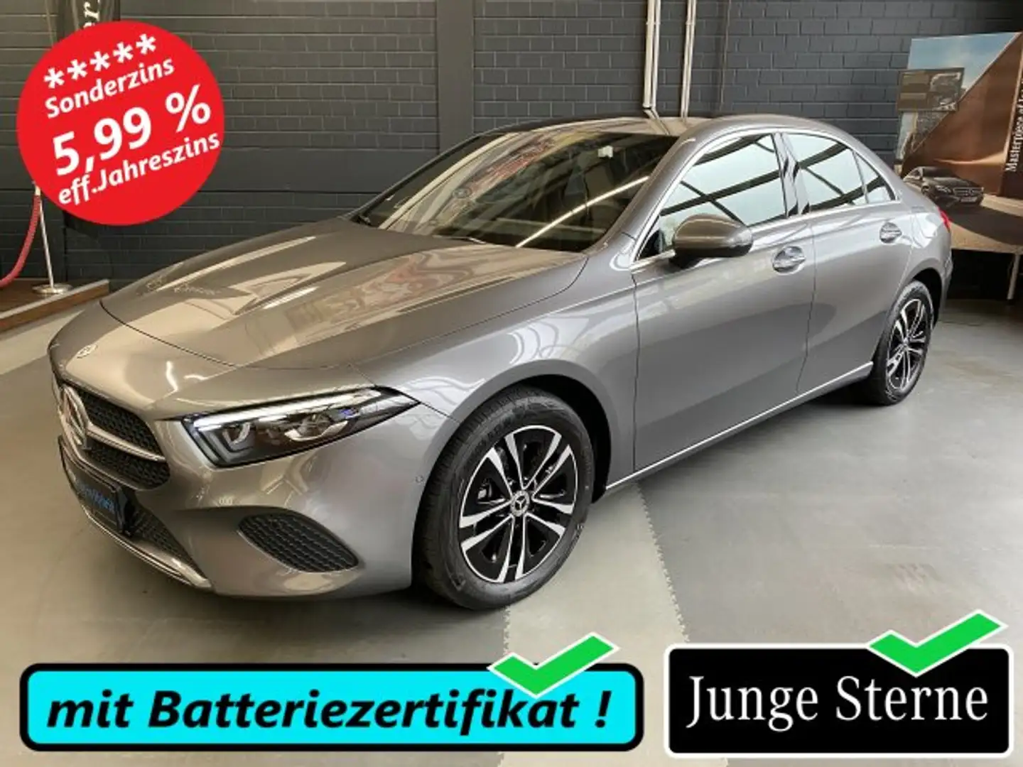 Mercedes-Benz A 250 A 250 e Progressive Burmester Panorama Kamera... Gris - 1