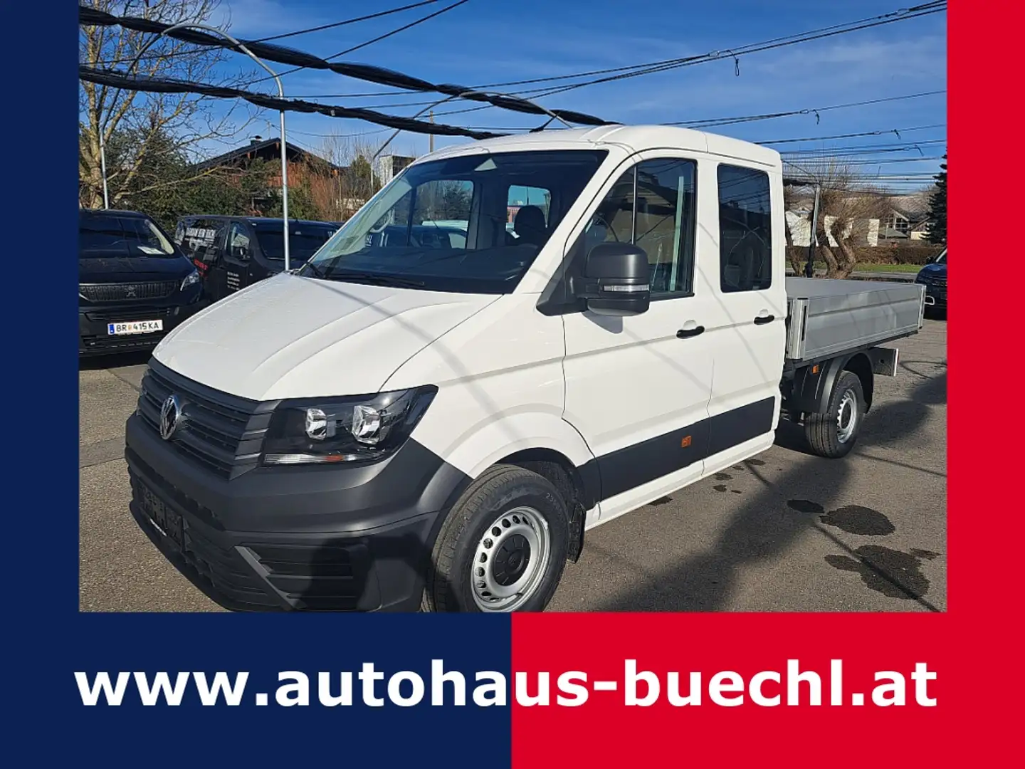 Volkswagen Crafter Crafter 35 Doka-Pritsche MR L3 DK 2,0-I-TDI 4Mo... Weiß - 1