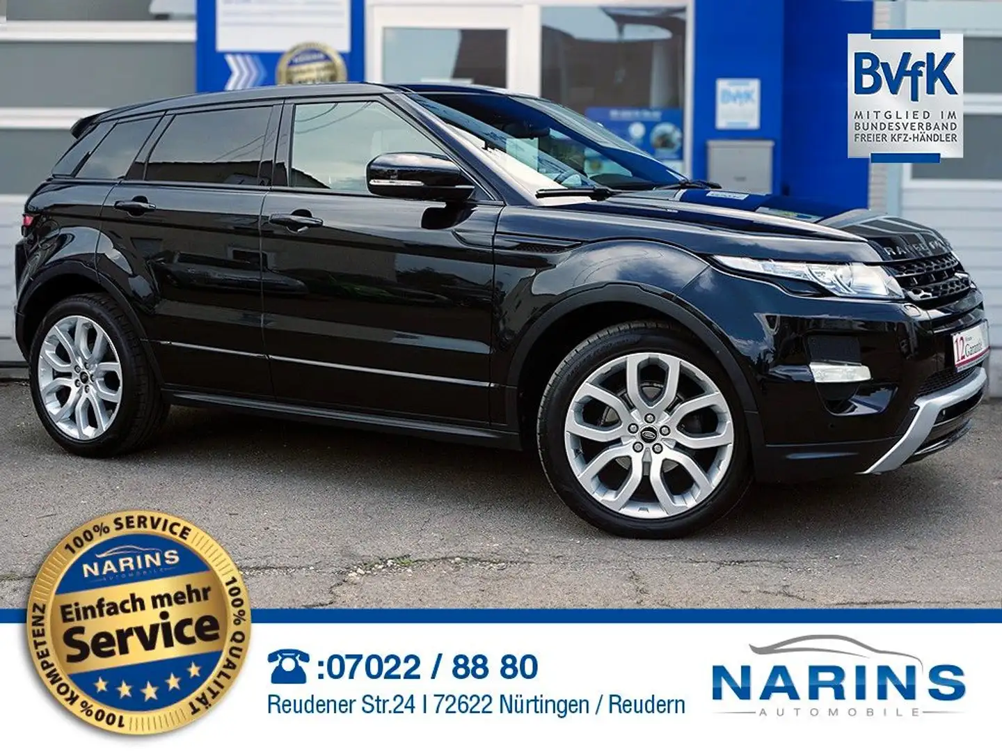 Land Rover Range Rover Evoque Dynamic Standheizung Xenon Zwart - 1