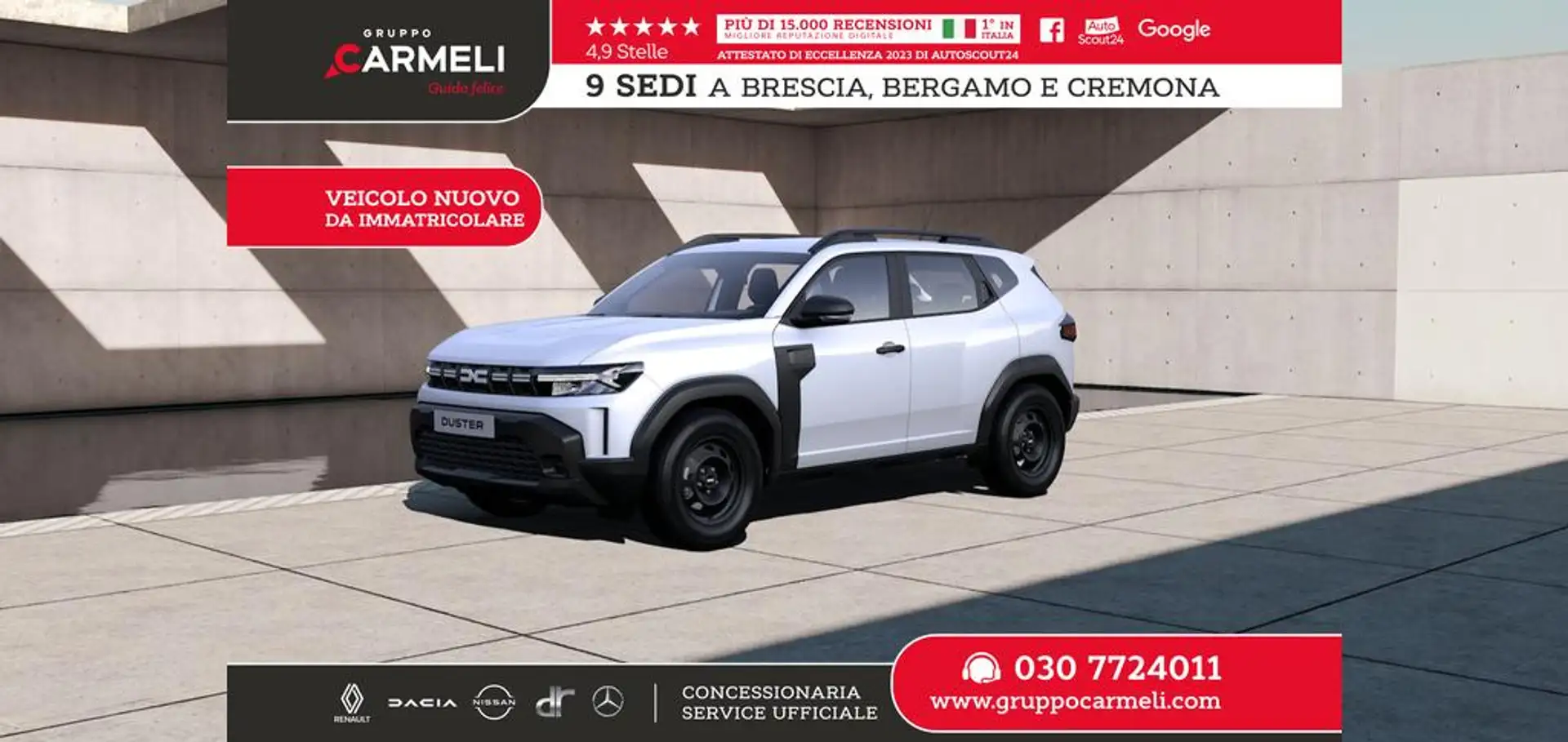 Dacia Duster 1.0 Essential Eco-g 100cv Grigio - 1