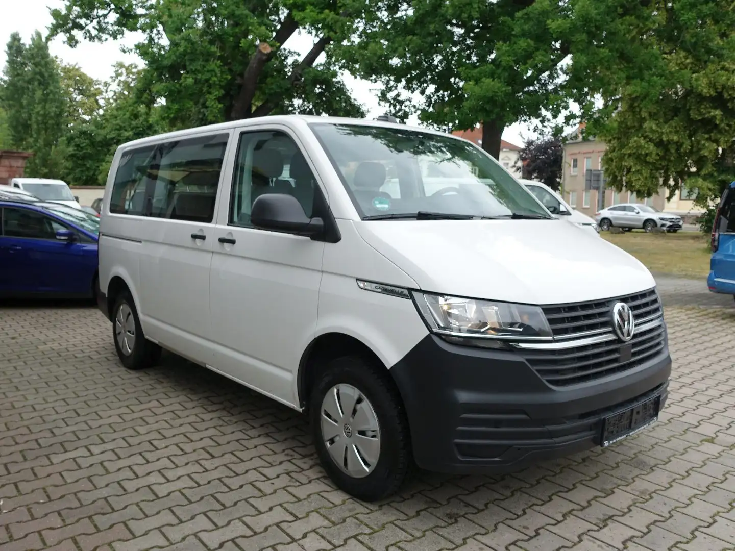 Volkswagen T6 Caravelle T6.1 Caravelle,KR,Standhzg,Navi,Klimaaut,Sitzhz Weiß - 1