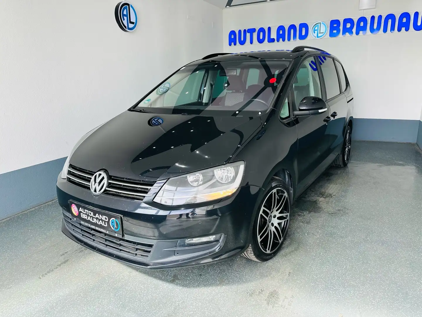 Volkswagen Sharan 2.0 TDI DPF Trendline, 7 Sitzer , 1 Besitz Schwarz - 2