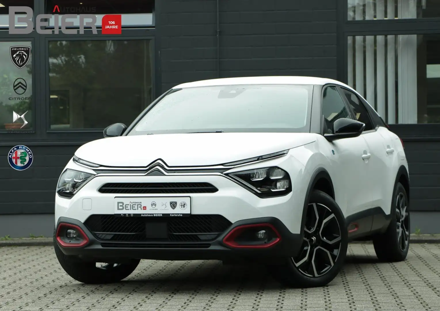 Citroen E-C4 Electric Ë-C4 136 eC4 Feel Pack Klima/ Freispr./ Kam Weiß - 1