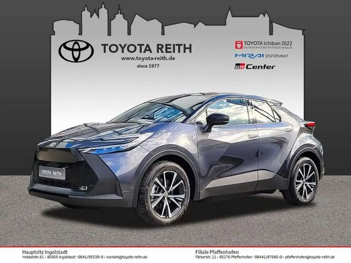 Toyota C-HR 2.0 Plug-in-Hybrid Team Deutschland - Techn Navi D Grau - 1