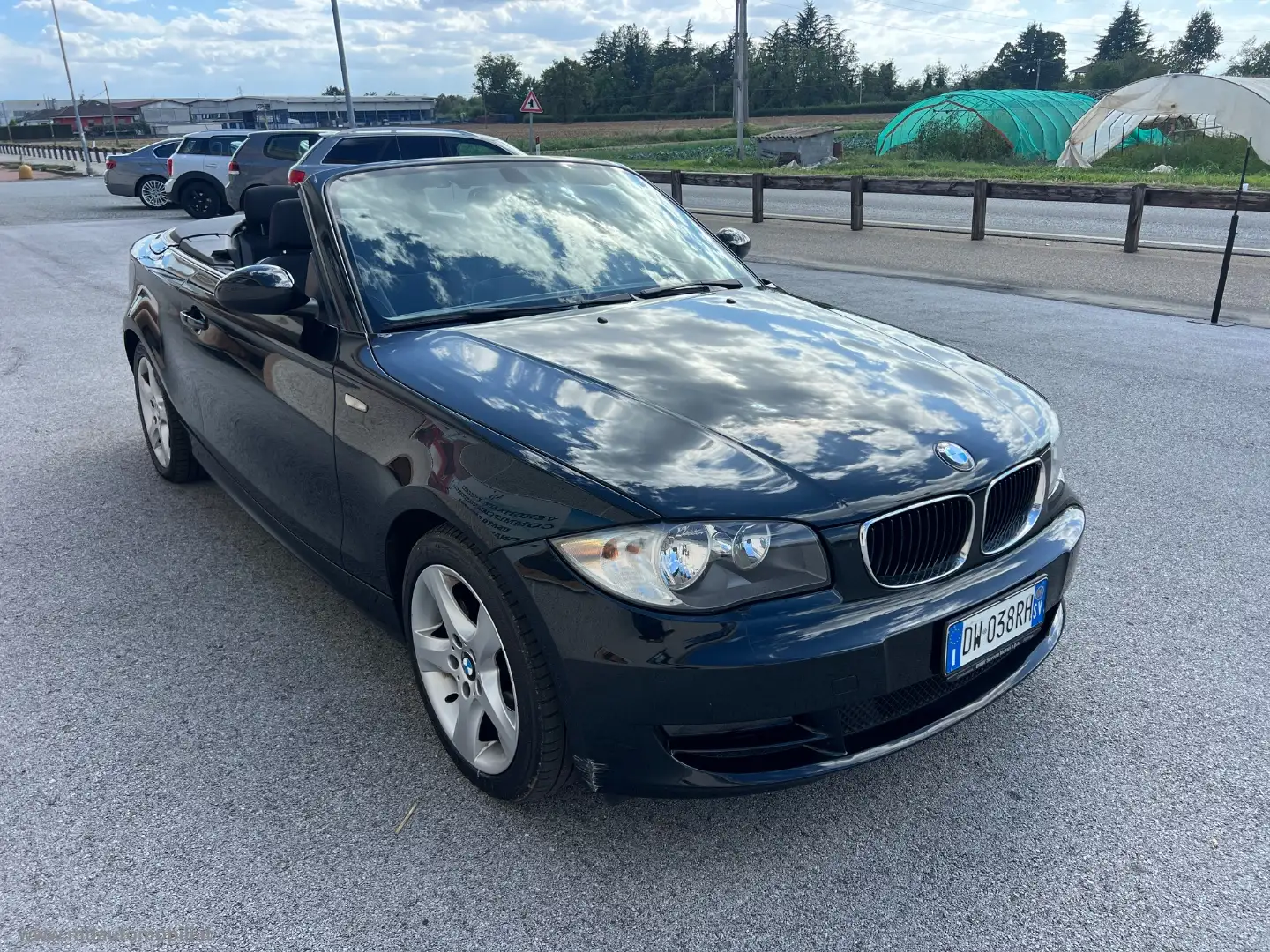 BMW 118 118d Cabrio Futura SOLO KM.90000 IVA ESPOSTA Zwart - 2