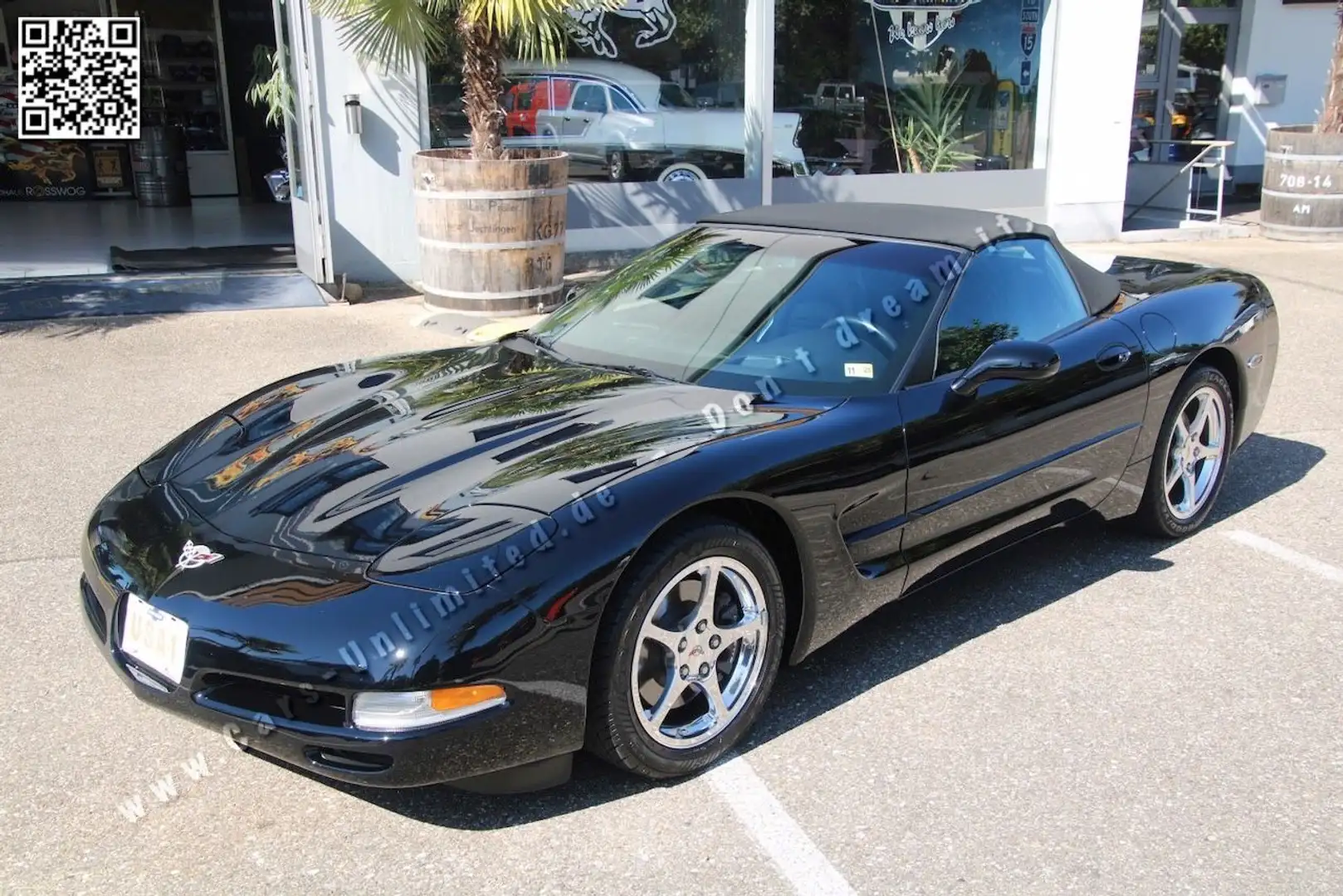 Corvette C5 5.7 Cabrio Autom. wenig Kilometer, wie Neu Schwarz - 2