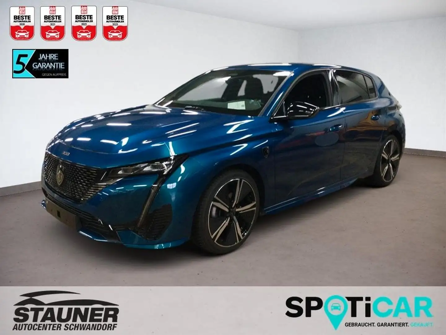 Peugeot 308 GT PureTech 130PS AT8*KEYLESS*PDC*KAMERA* Bleu - 1