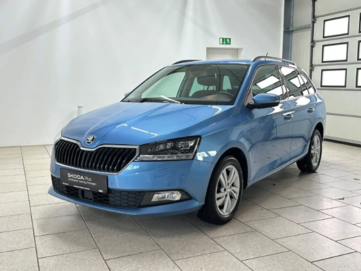 Skoda Fabia 1.0 TSI Combi Style AHK SHZ Freisprech PDC Blau - 2