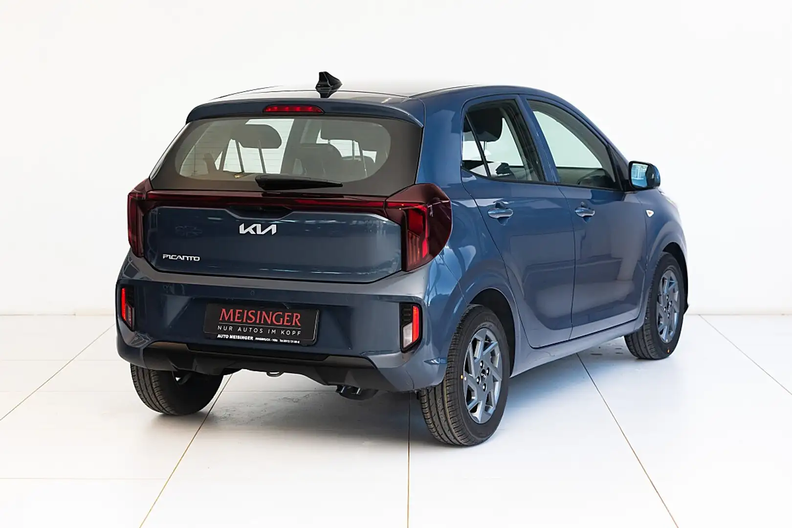 Kia Picanto 1,0 GDI Silber 4 Stz. Blau - 2