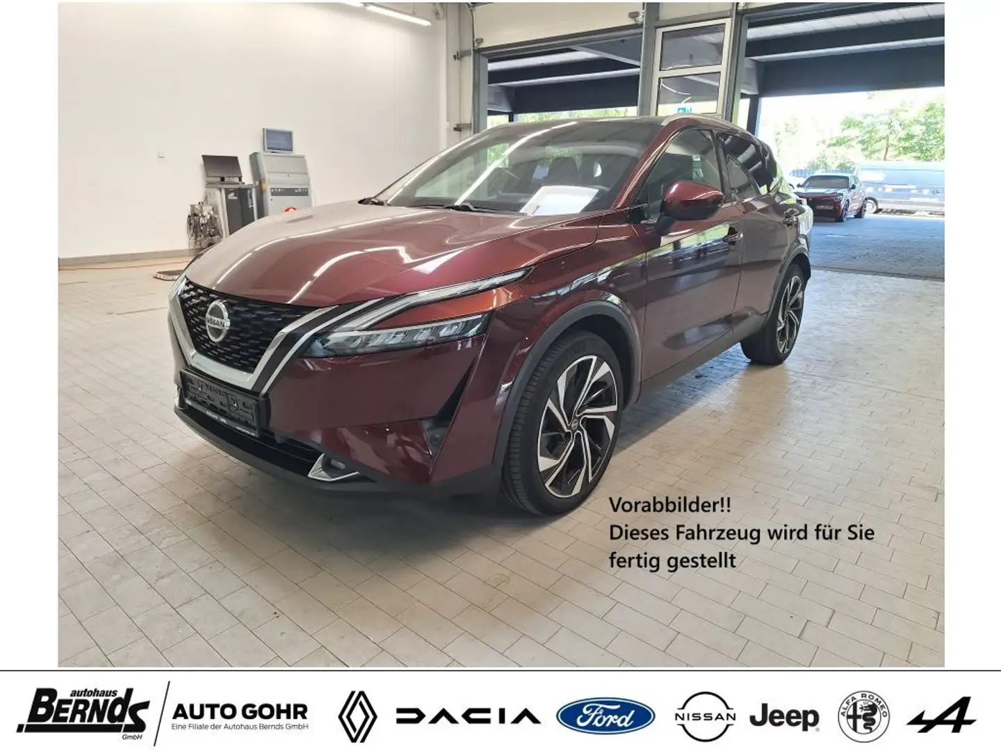 Nissan Qashqai 1.3 DIG-T MHEV Tekna+ PANORAMA NAVIGATION R-KAMERA Rouge - 1