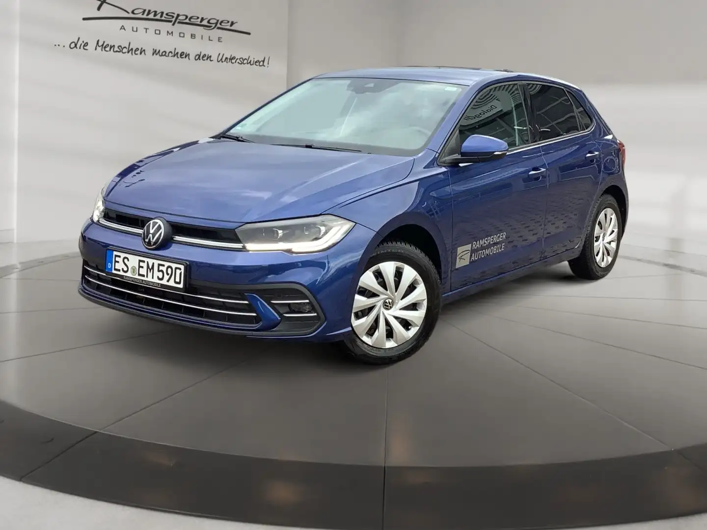 Volkswagen Polo 1.0 TSI Style ACC Matrix Navi Climatronic P Blau - 2