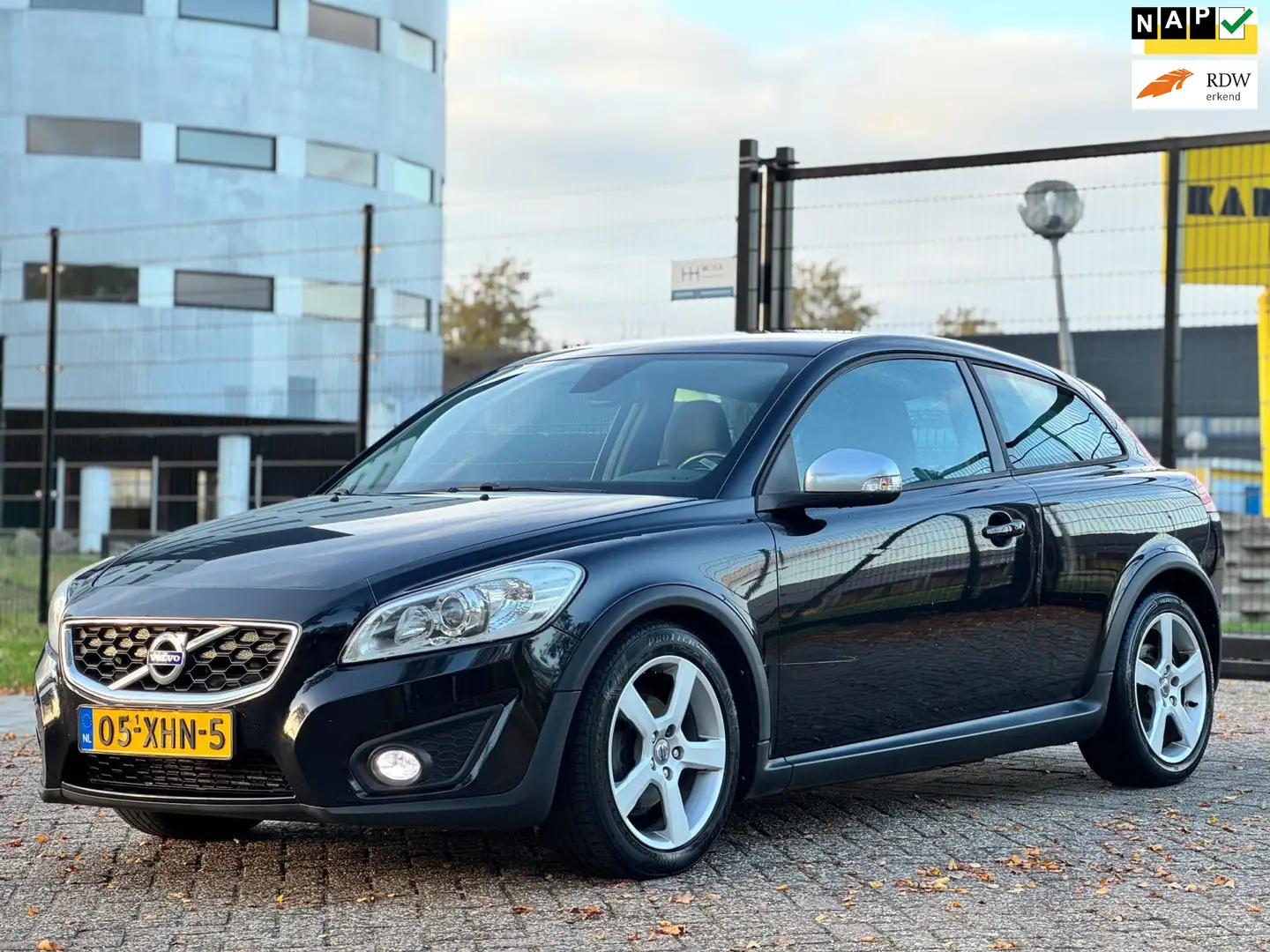 Volvo C30 1.6 D2 R-edition|HALFLEDER|PSENSOR|6BAK|INCL JAAR Zwart - 1