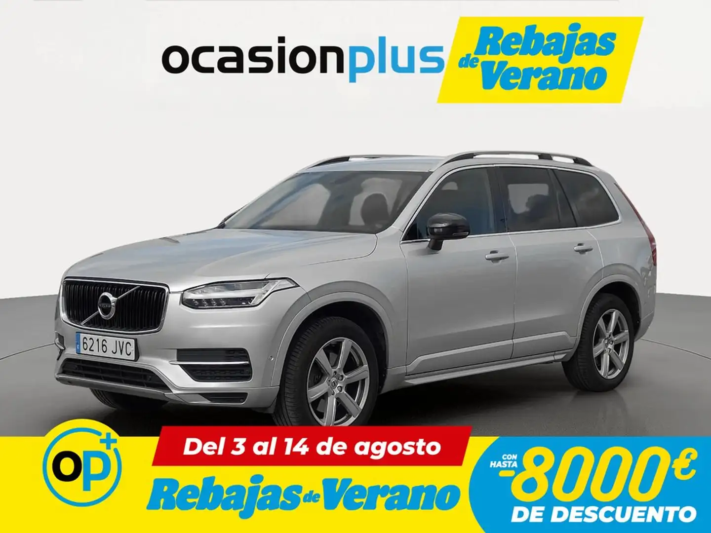 Volvo XC90 D4 Momentum 5pl. Aut. Gris - 1