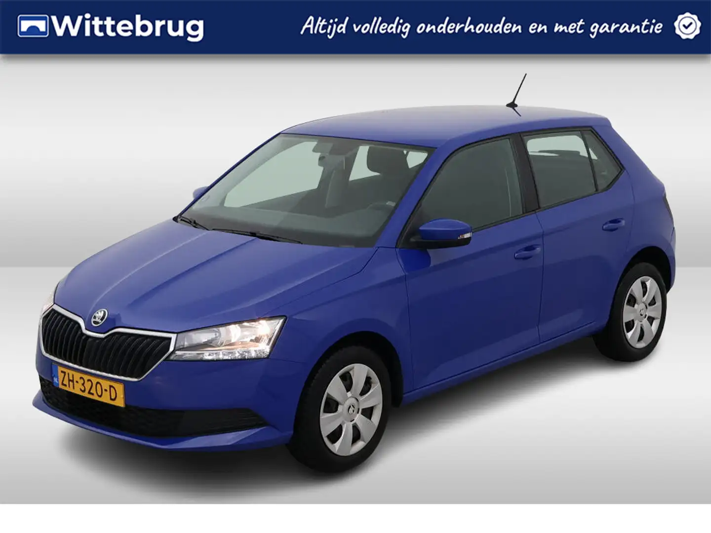 Skoda Fabia 1.0 Active / ZEER ZUINIG/ APP-CONNECT/ AIRCO Bleu - 1