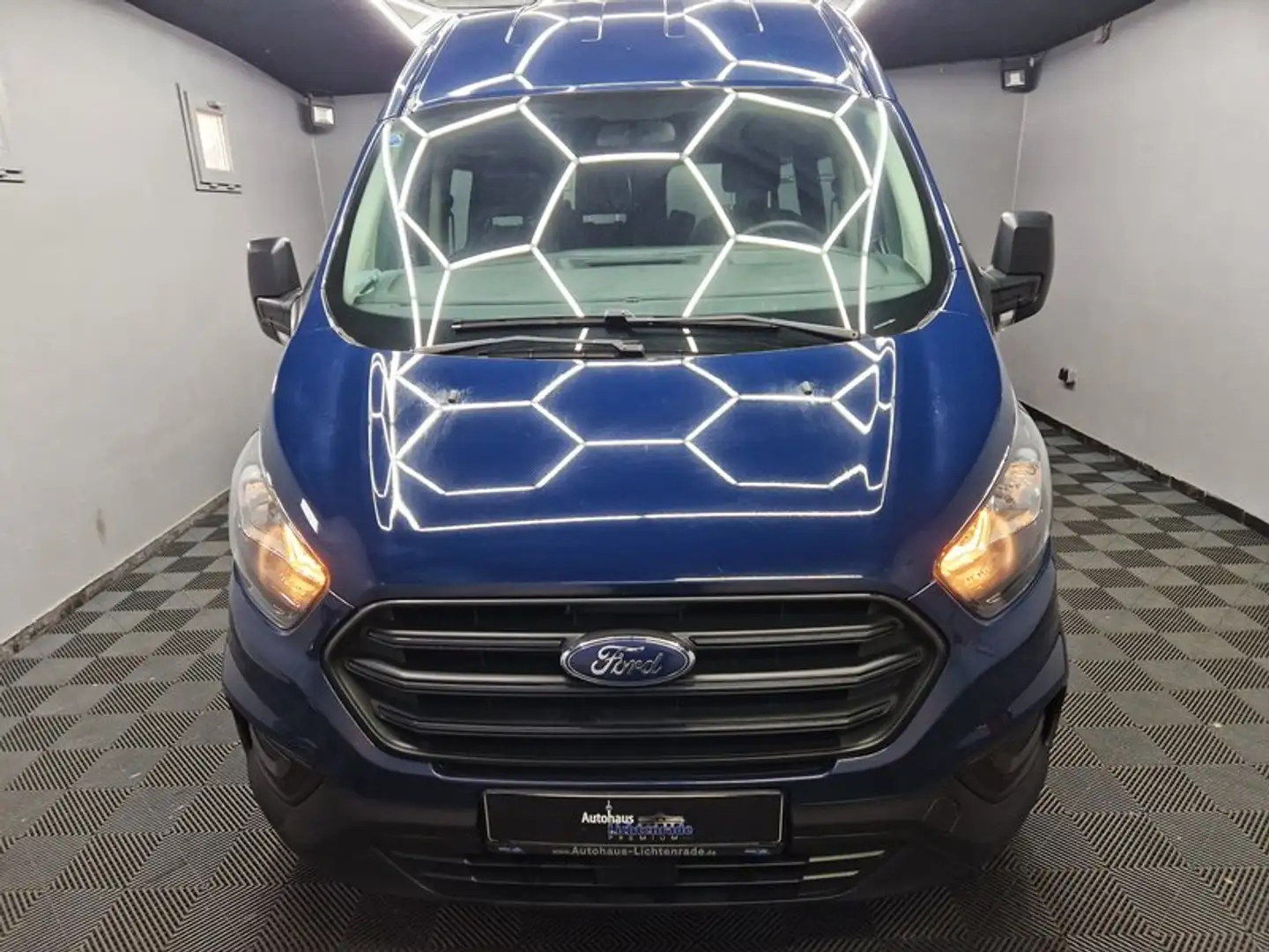 Ford Tourneo Custom 2.0 TDCI 320 L2 HOCH|LEDER|NAVI|8 SITZER Blau - 2