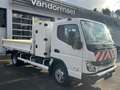 Mitsubishi Canter BENNE BASCULANTE + COFFRE AIRCO PERMIS B Weiß - thumbnail 3