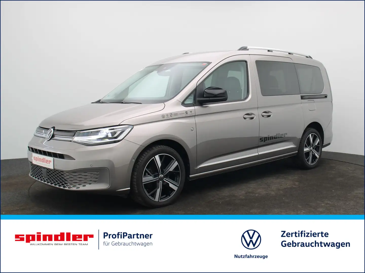 Volkswagen Caddy Style DSG / Navi, 7-Sitzer, RFK, LED Beige - 1
