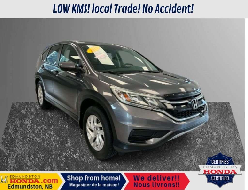2015 Honda CR-V SE LOW KMS! local Trade! No Accident! / BAS KMS! E