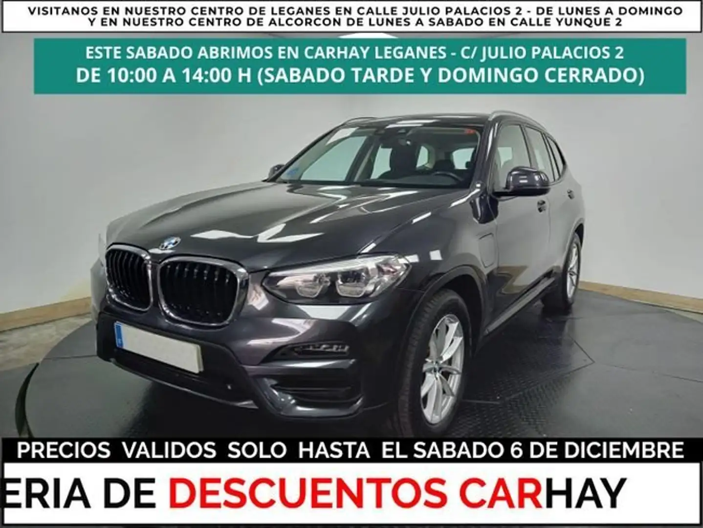 BMW X3 XDRIVE 30 E XLINE 2.0 290CV AT8 E6D Noir - 1