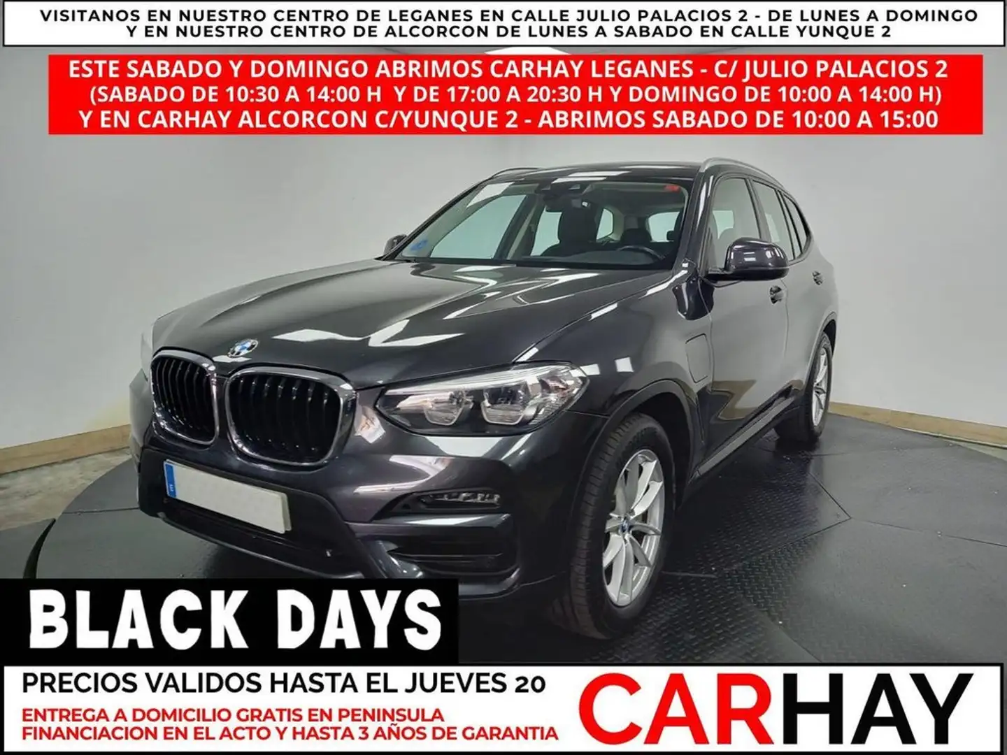 BMW X3 XDRIVE 30 E XLINE 2.0 290CV AT8 E6D Schwarz - 1