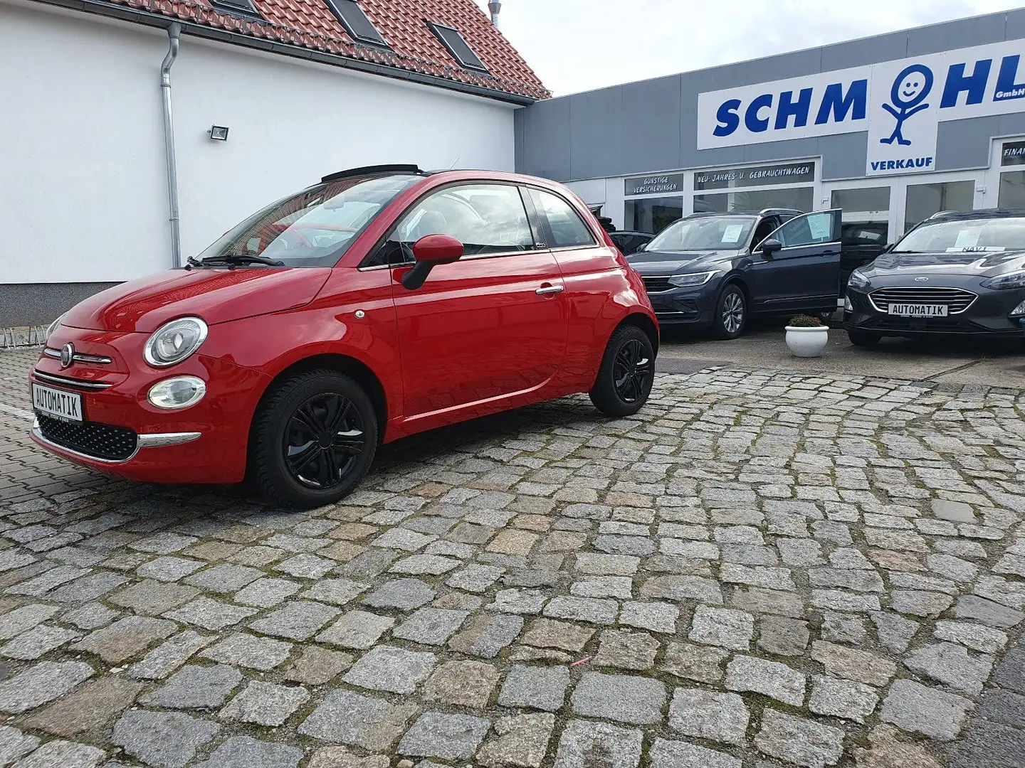 Fiat 500C Klima Navi Automatik Rot - 1
