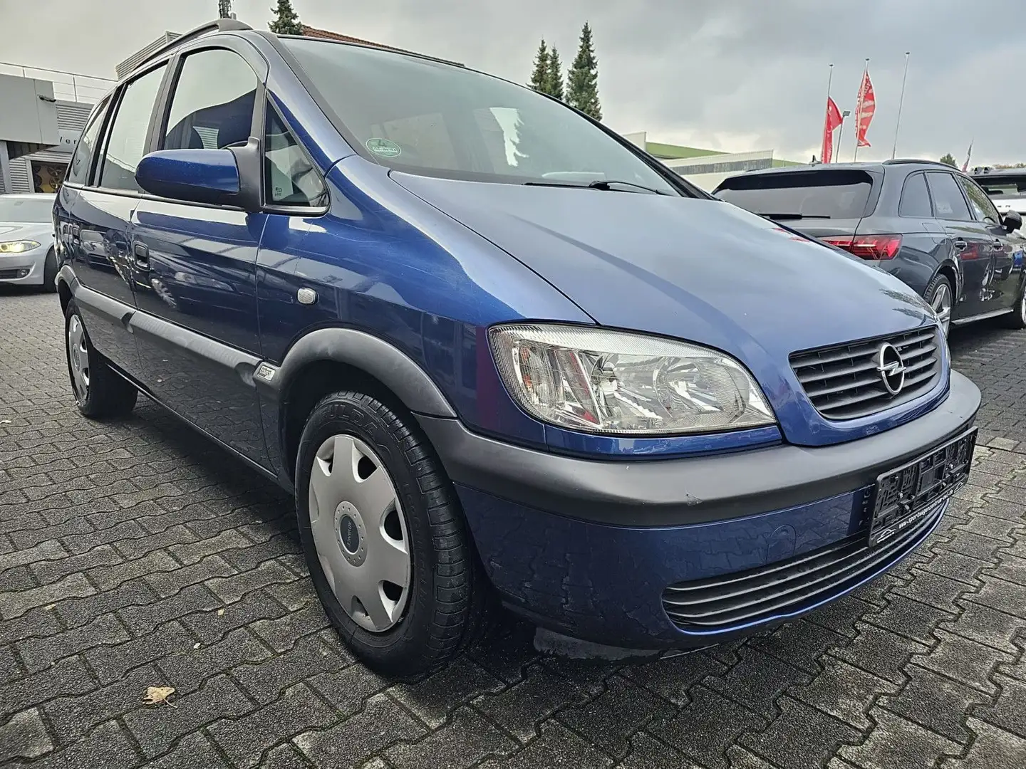 Opel Zafira 1.6 16V Comfort*7Sitzter*AUTOGAS*2.Hand Blauw - 1