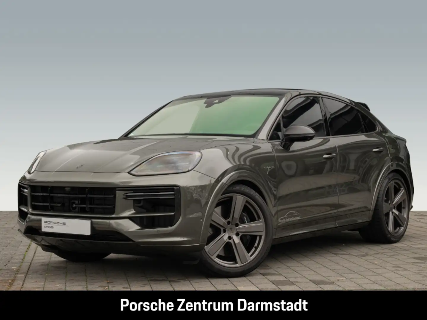 Porsche Cayenne Turbo E-Hybrid Coupe Burmester Clubleder Grün - 1