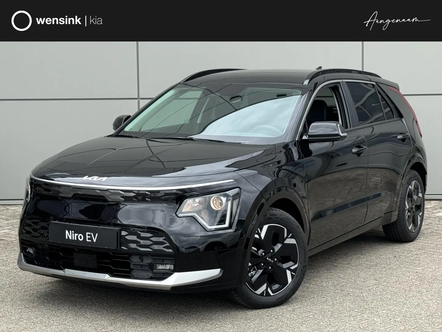Kia e-Niro EV Light Advanced 64.8 kWh Lease vanaf €589,- p/m! Zwart - 1
