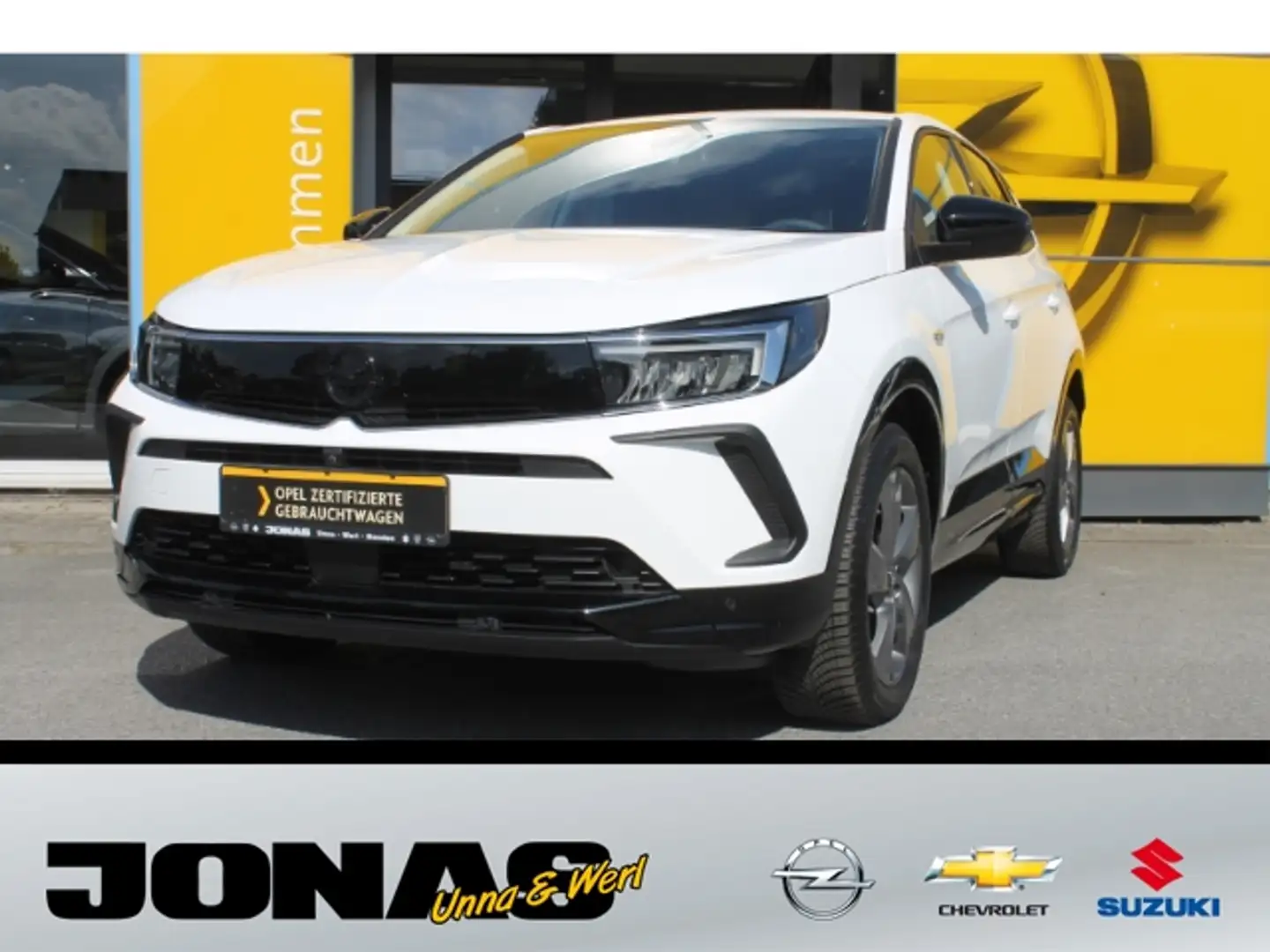 Opel Grandland GS 1.2T AT8 Alcantara AHK Sitzheizung Blanco - 1